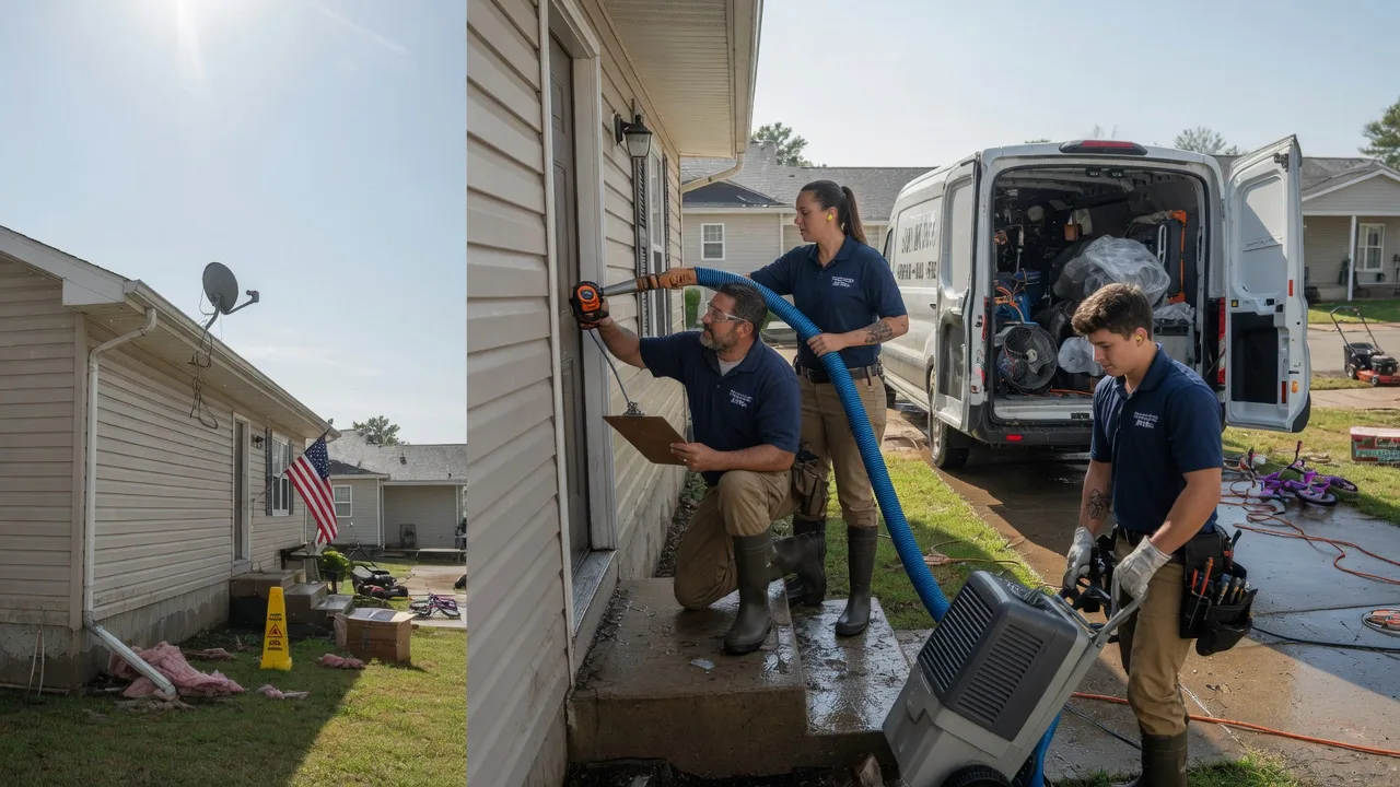 Ceiling Water Damage Restoration in Wisconsin Dells, WI near me